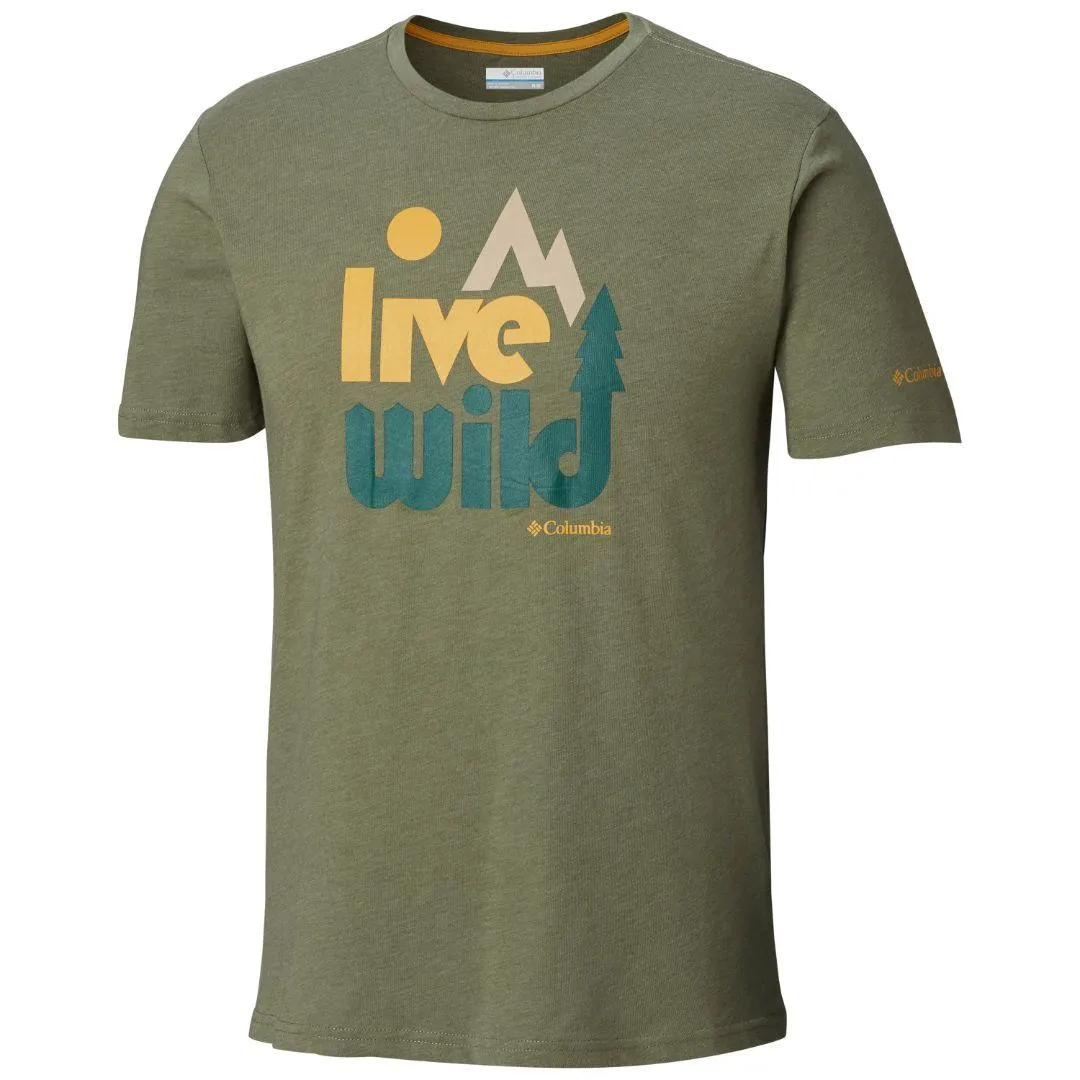 Columbia Men Green Terra Vale Tshirt