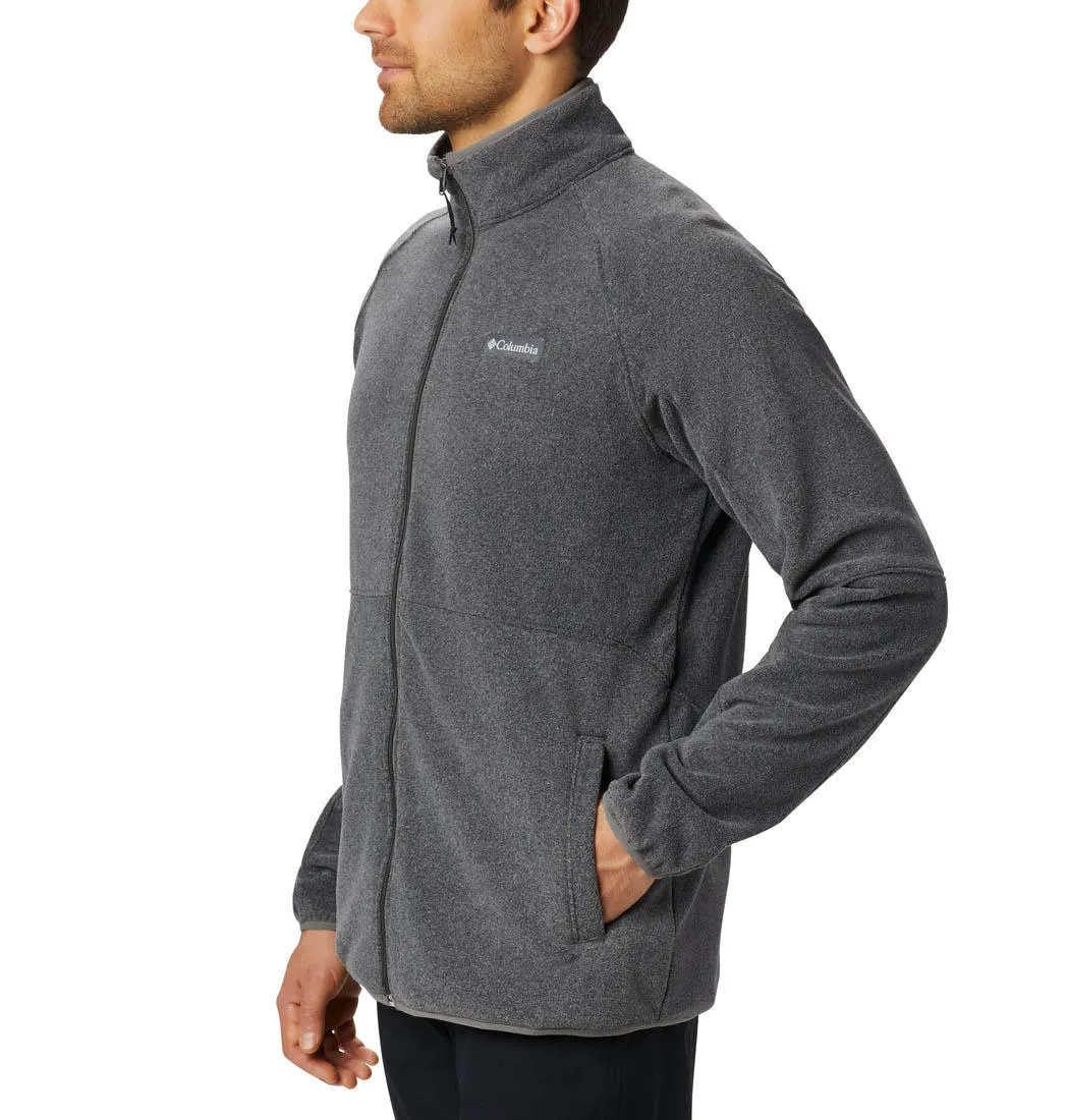 Columbia Men Grey Basin Trail Fleece Jacket