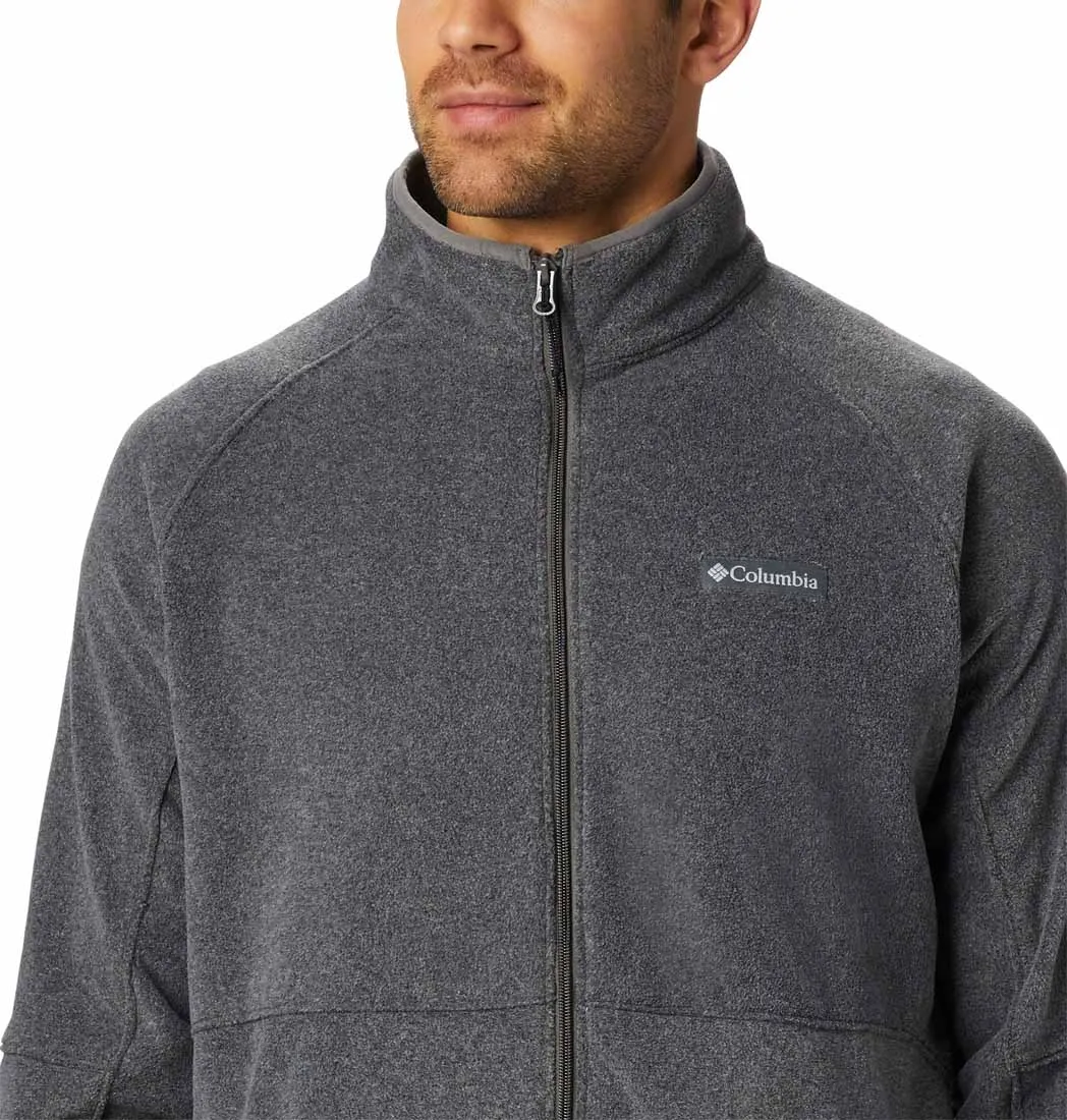 Columbia Men Grey Basin Trail Fleece Jacket