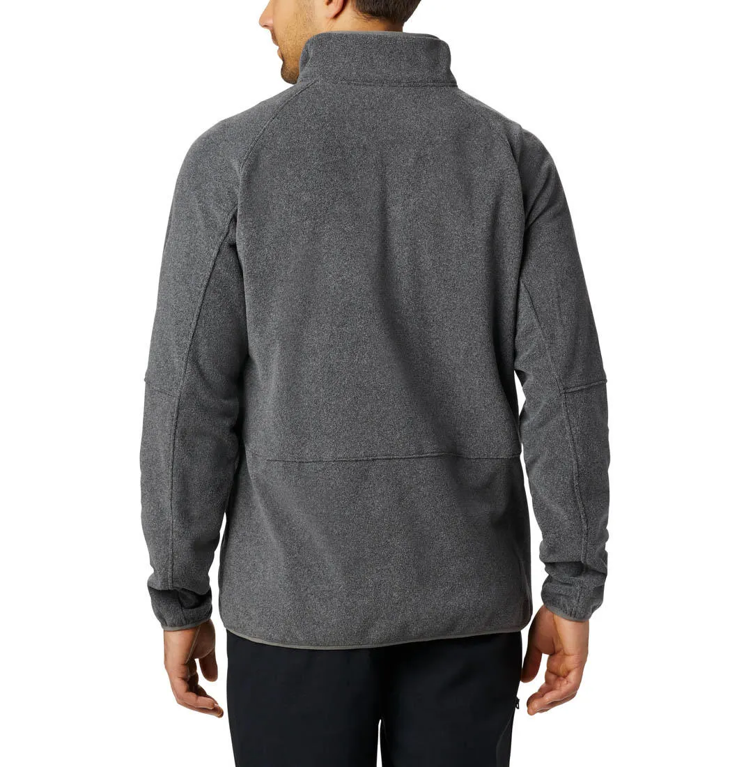 Columbia Men Grey Basin Trail Fleece Jacket