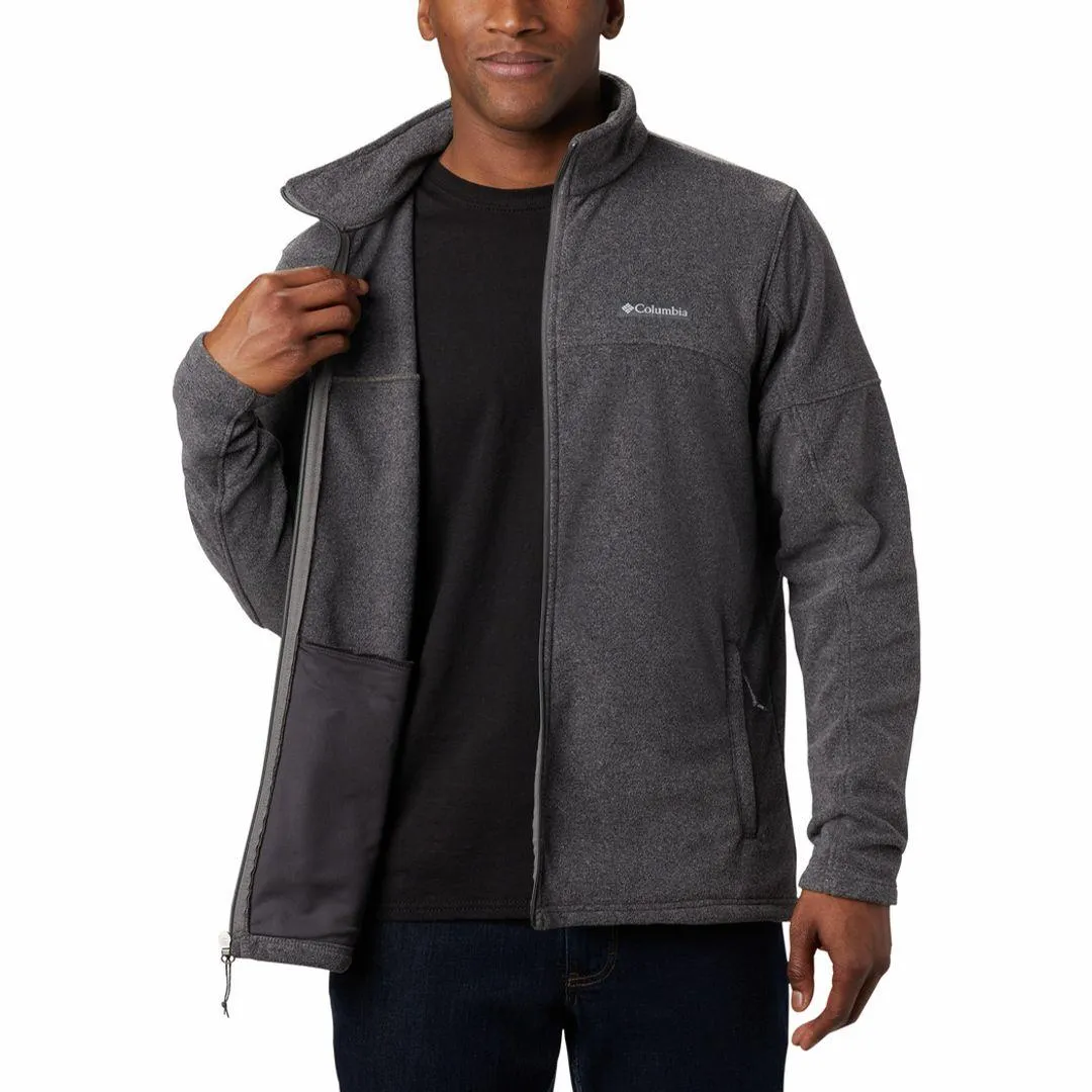 Columbia Men Grey Basin Trail III Fleece Jacket