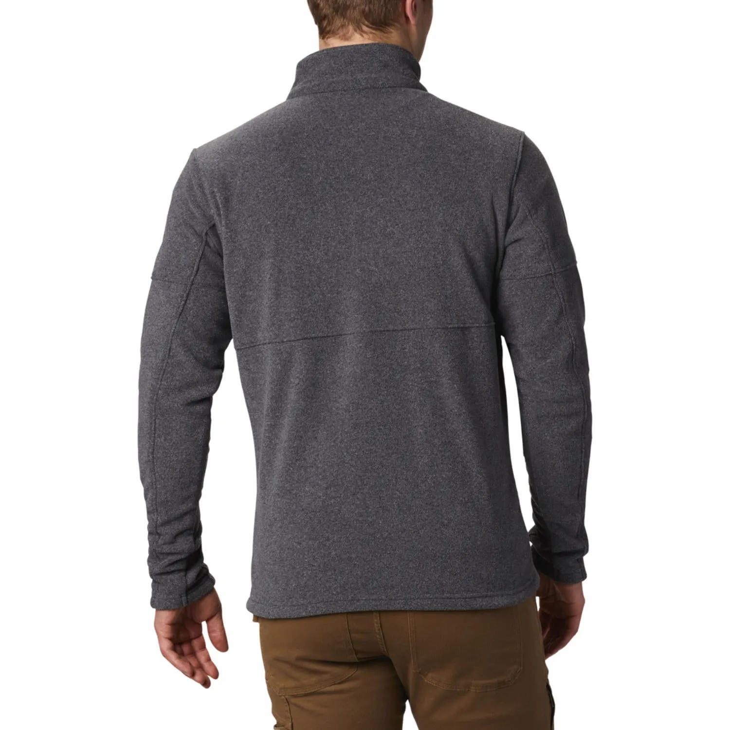 Columbia Men Grey Basin Trail III Fleece Jacket