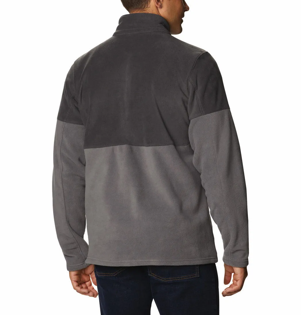 Columbia Men Grey Basin Trail III Full Zip Fleece Jacket