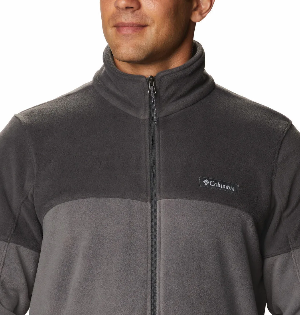 Columbia Men Grey Basin Trail III Full Zip Fleece Jacket
