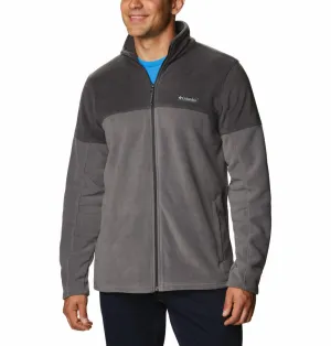 Columbia Men Grey Basin Trail III Full Zip Fleece Jacket