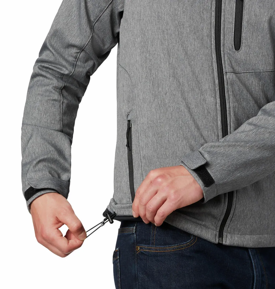Columbia Men Grey Cascade Ridge II Softshell Jacket