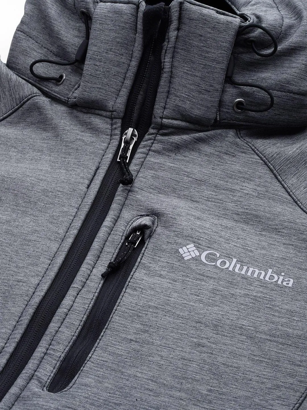 Columbia Men Grey Cascade Ridge II Softshell Jacket