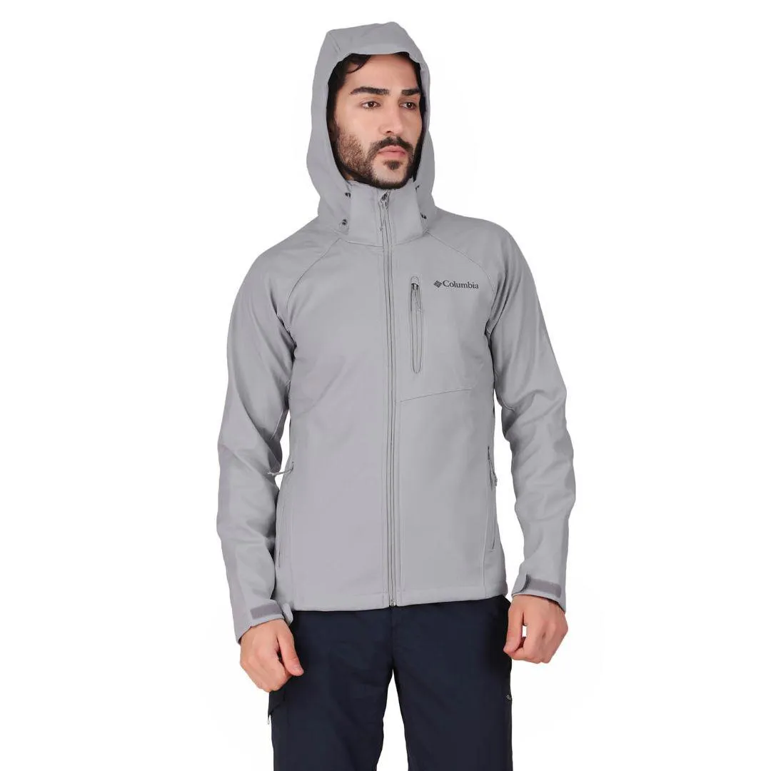 Columbia Men Grey Cascade Ridge II Softshell Jacket