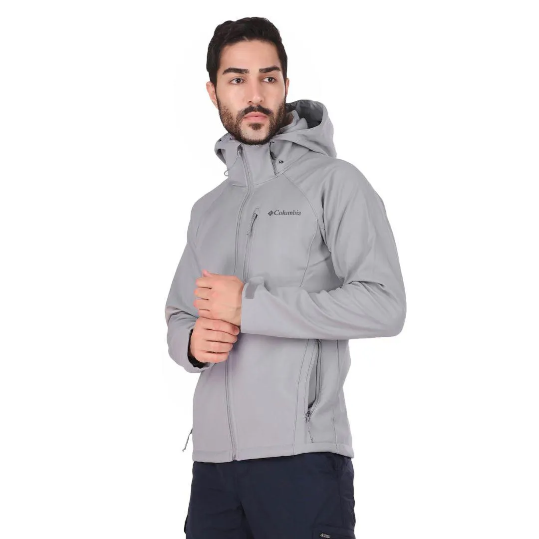 Columbia Men Grey Cascade Ridge II Softshell Jacket