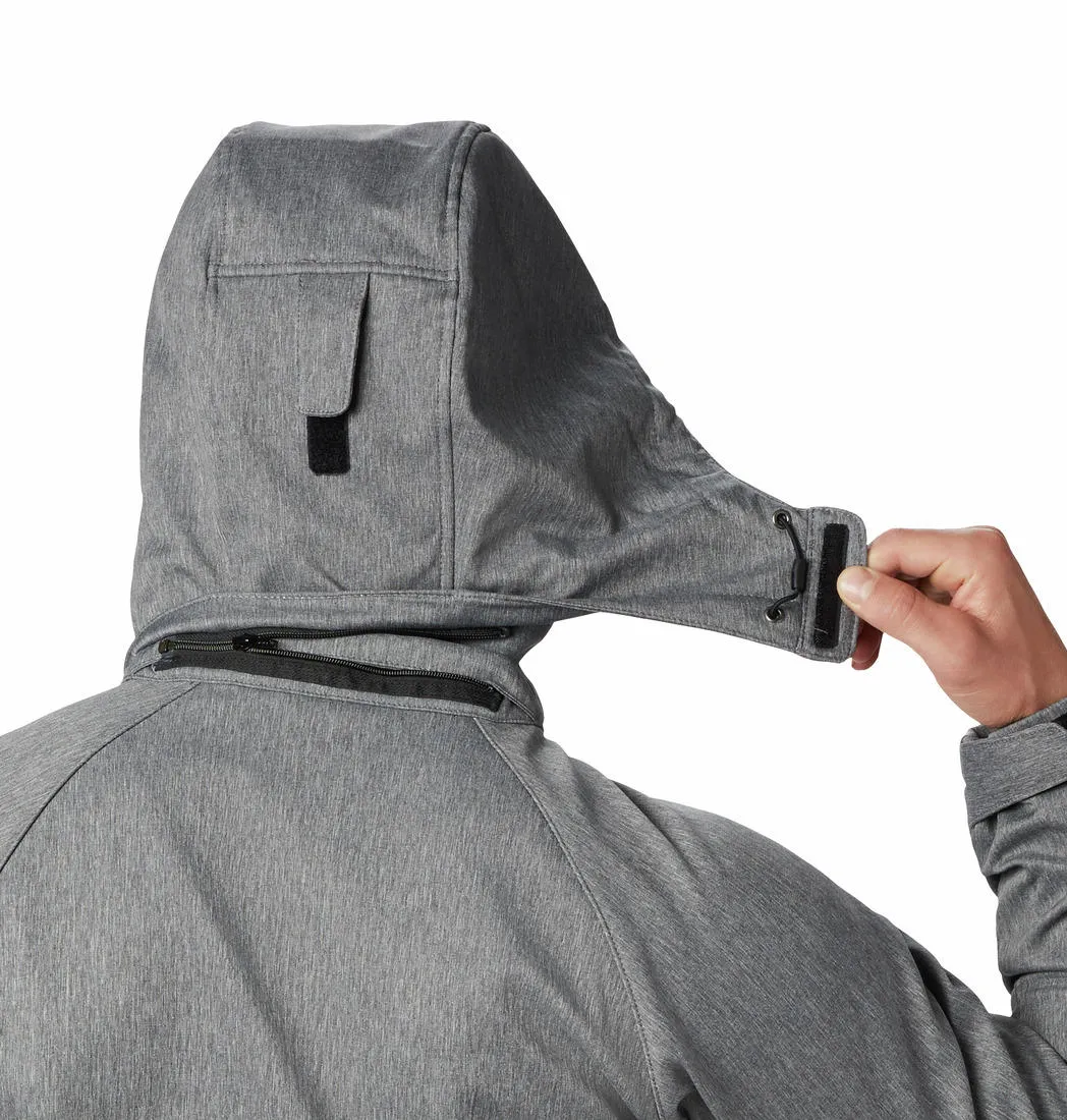 Columbia Men Grey Cascade Ridge II Softshell Jacket