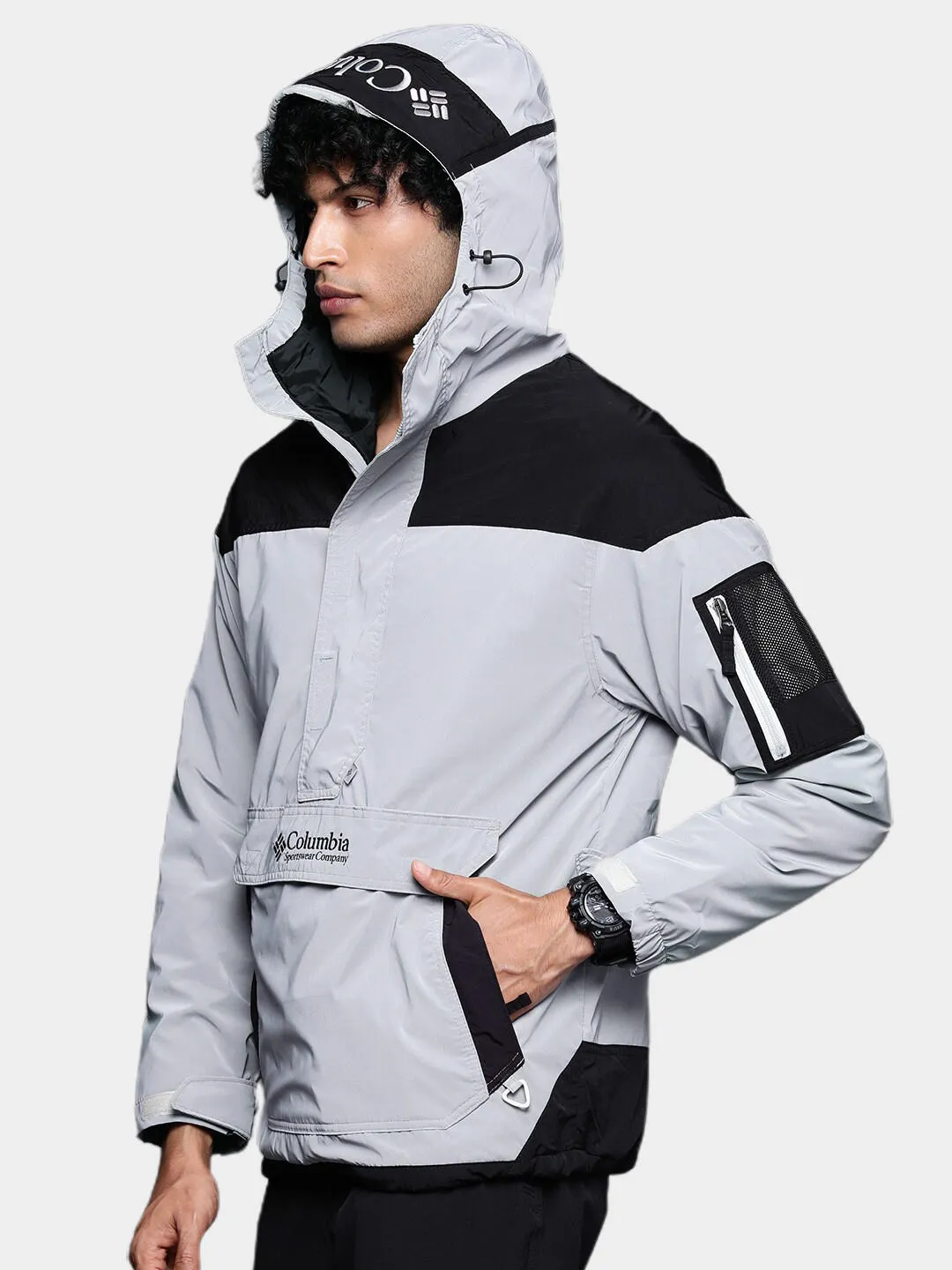 Columbia Men Grey Challenger Remastered Jacket