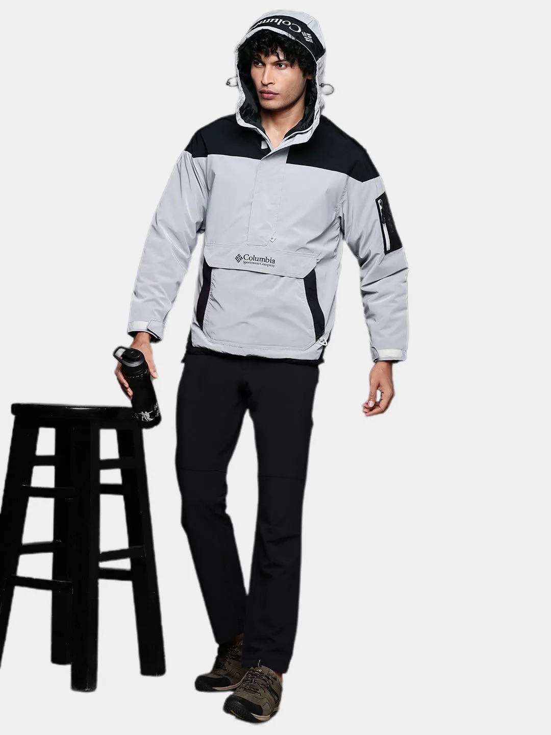Columbia Men Grey Challenger Remastered Jacket