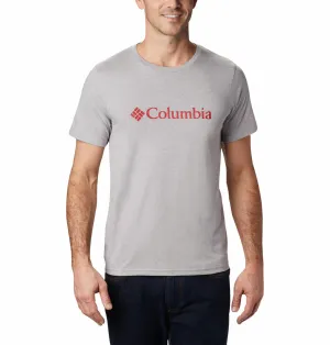Columbia Men Grey CSC Basic Logo Tshirt