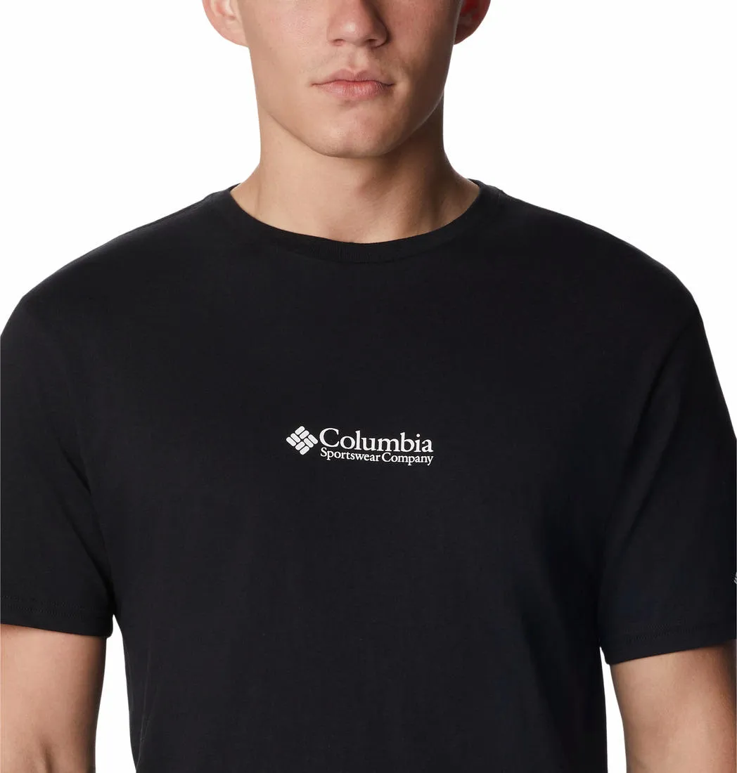 Columbia Men Grey CSC Basic Logo Tshirt
