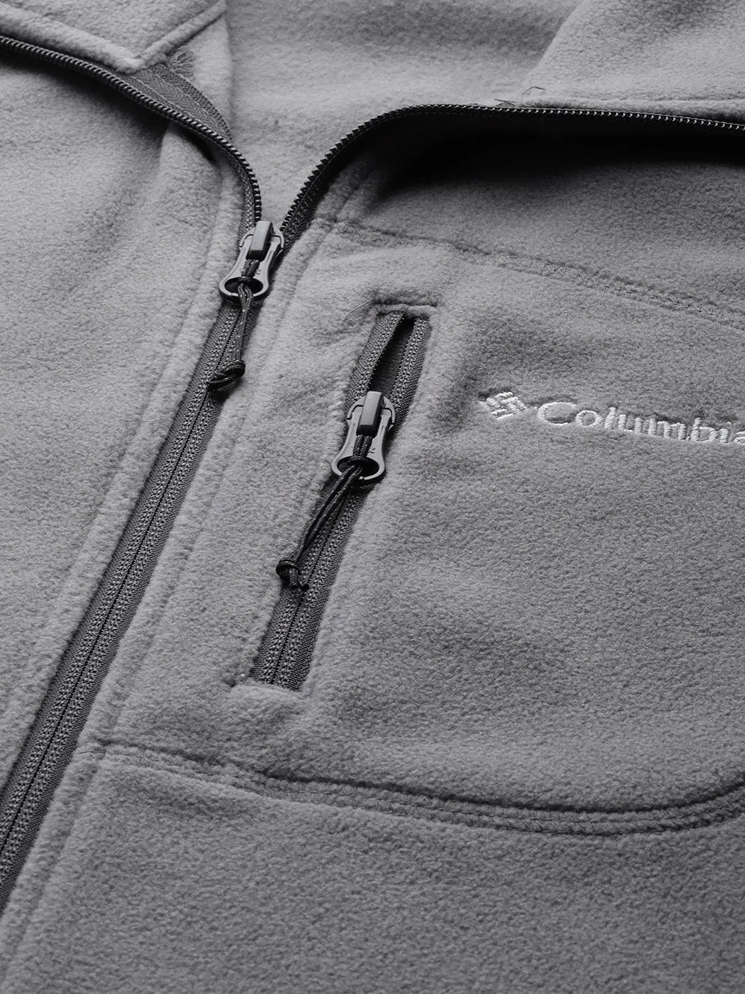Columbia Men Grey Fast Trek II Fleece Jacket