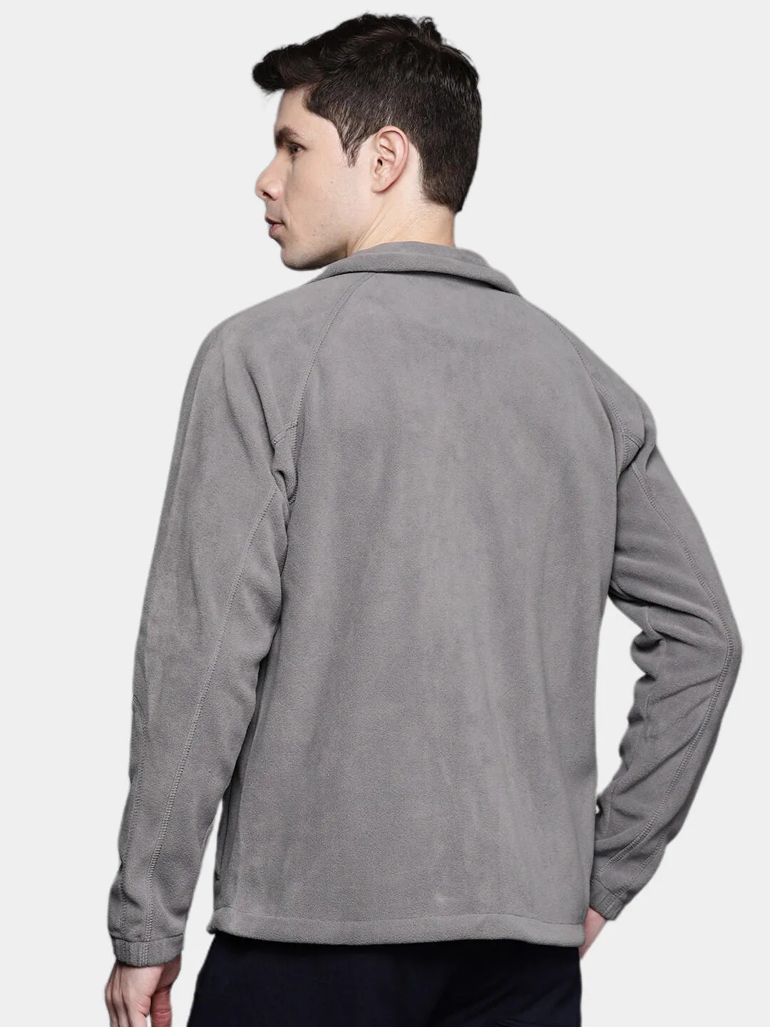 Columbia Men Grey Fast Trek II Fleece Jacket