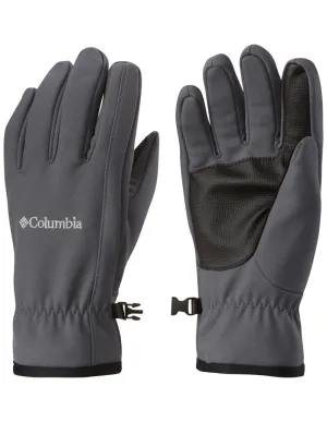 Columbia Men Grey M Ascender Softshell Glove