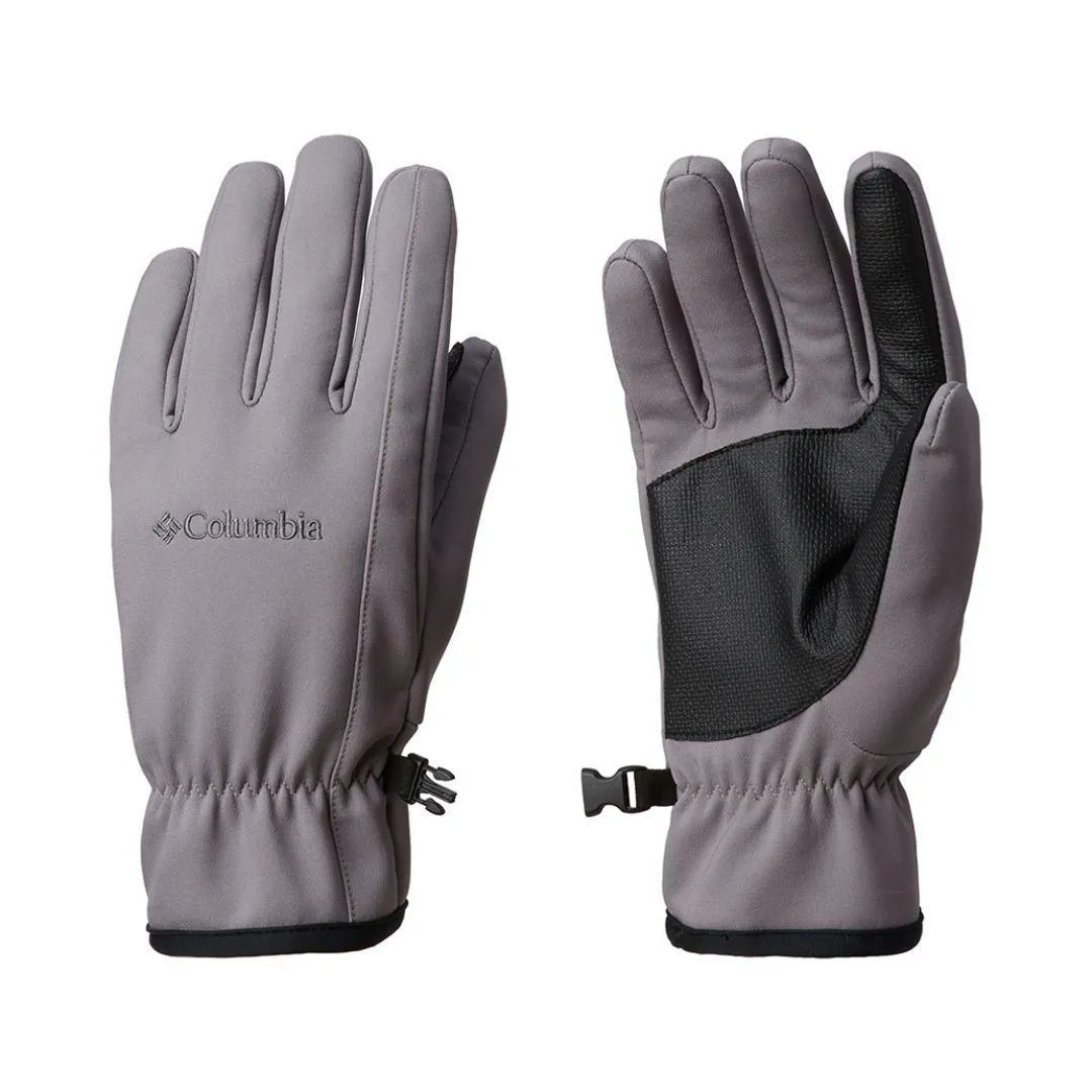 Columbia Men Grey M Ascender Softshell Glove