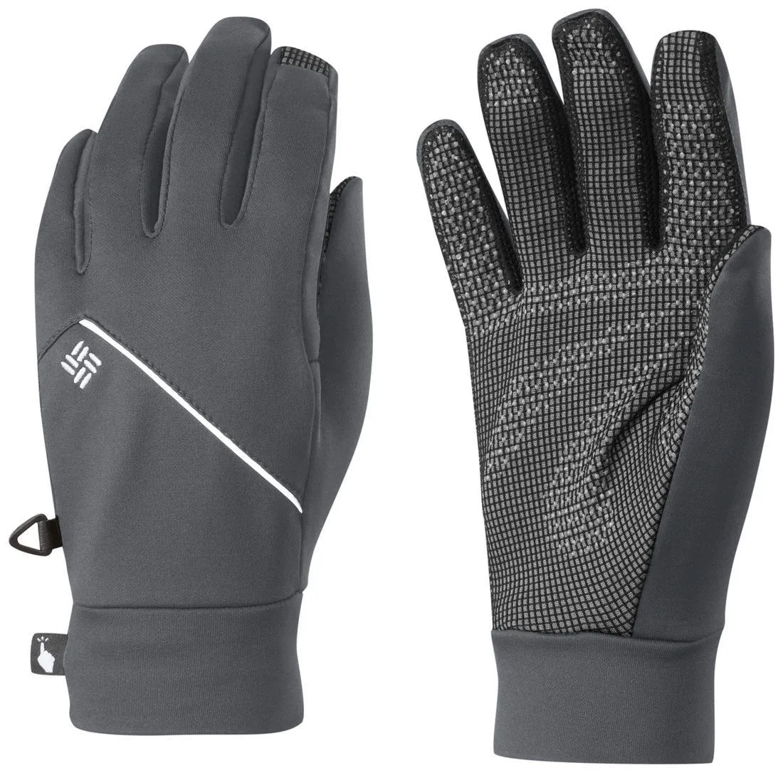 Columbia Men Grey M Trail Summit Running Glove