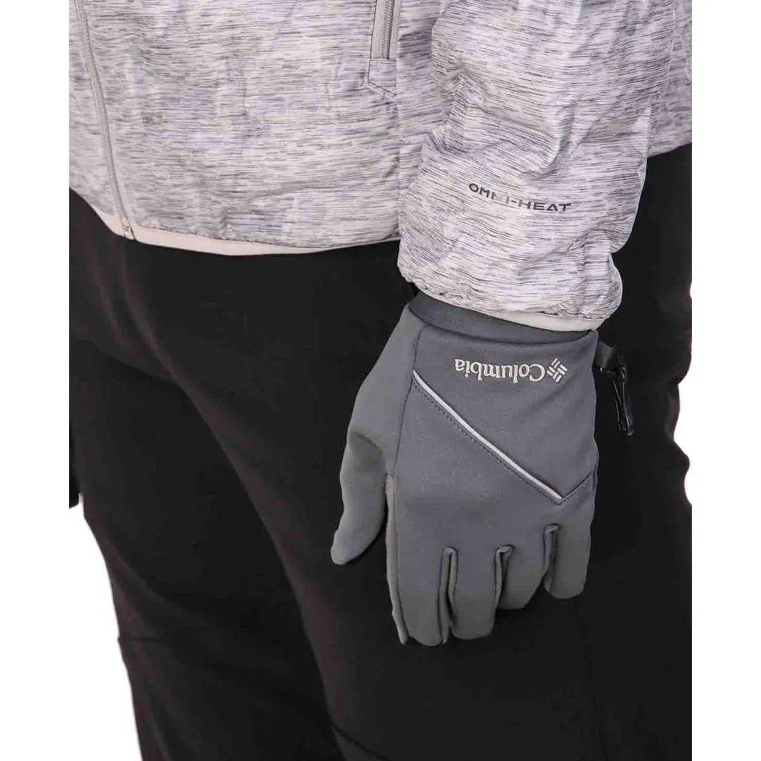 Columbia Men Grey M Trail Summit Running Glove