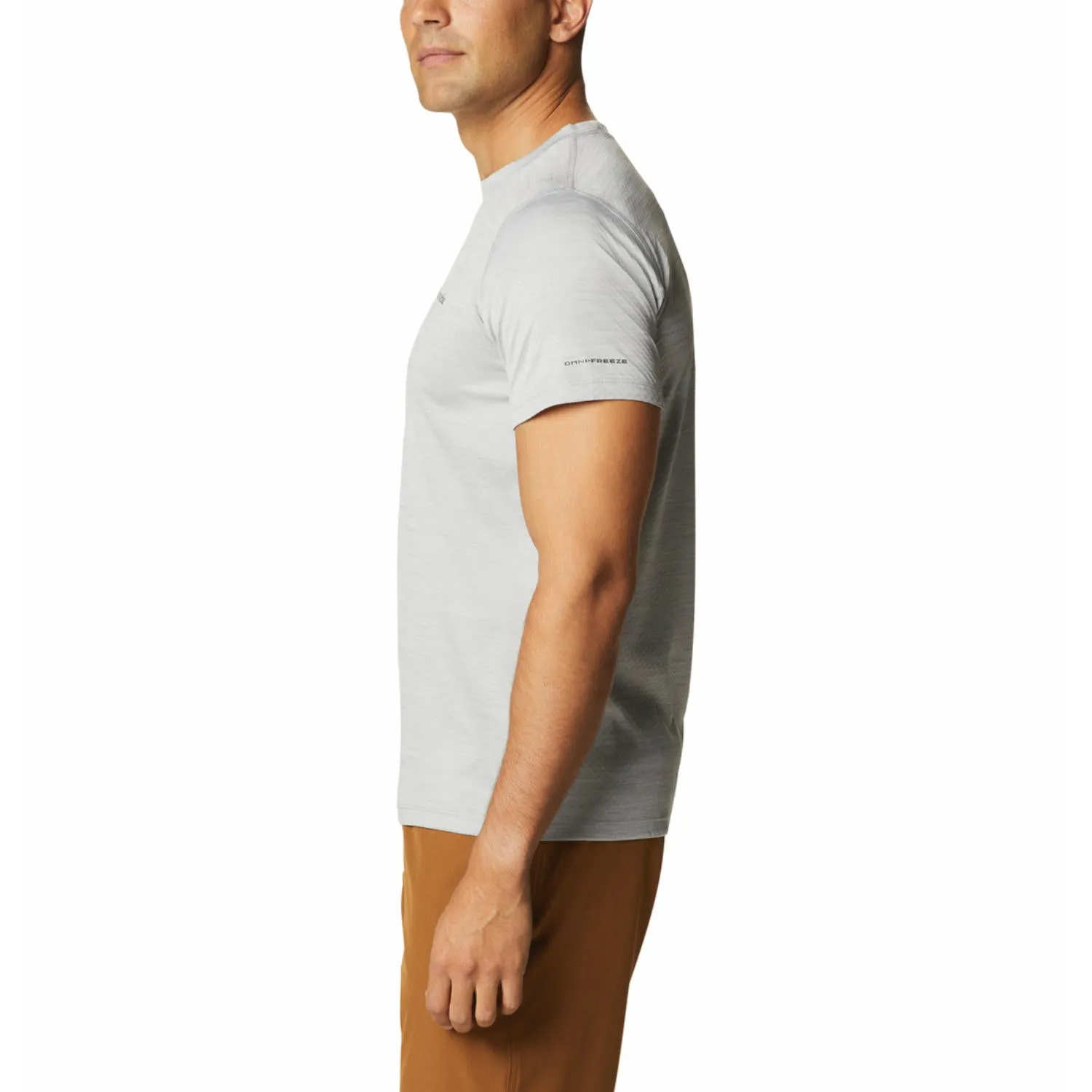 Columbia Men Grey Omni-Freeze Zero Rules Tshirt