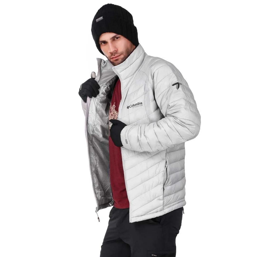 Columbia Men Grey Omni-Heat 3D Snow Country Jacket