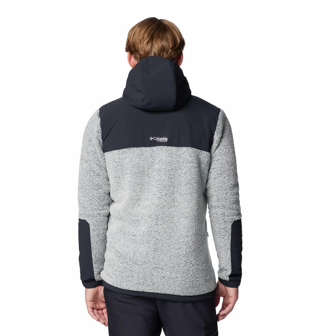 Columbia Men Grey Omni-Heat Arctic Sherpa Fleece Jacket