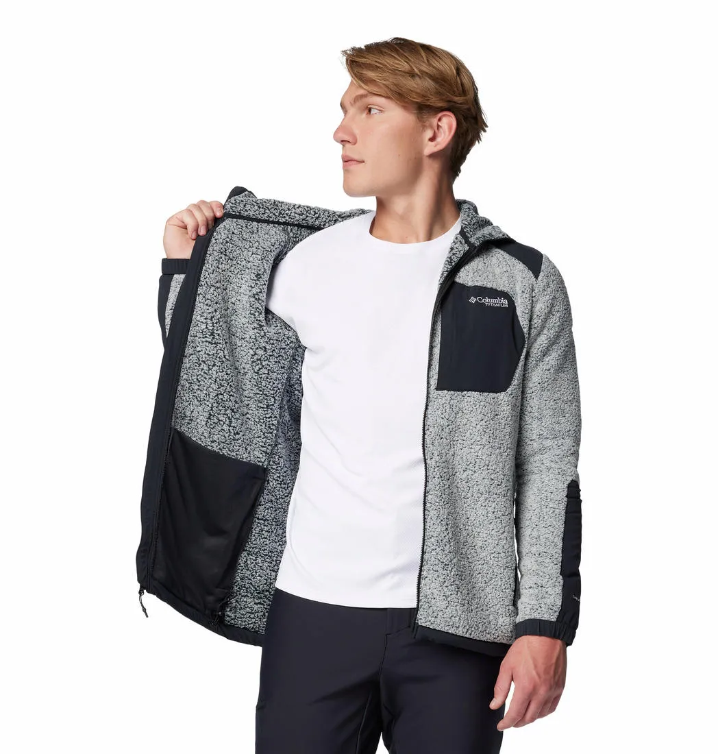Columbia Men Grey Omni-Heat Arctic Sherpa Fleece Jacket