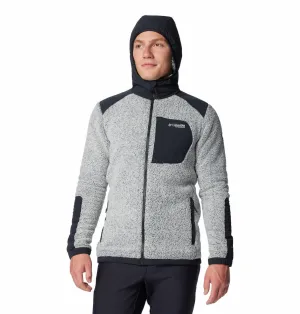 Columbia Men Grey Omni-Heat Arctic Sherpa Fleece Jacket