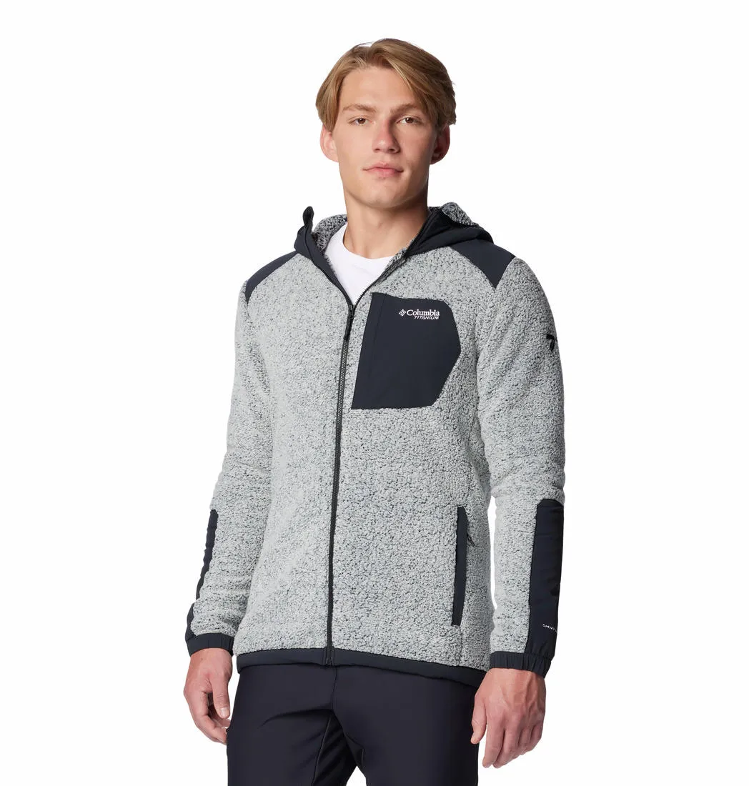 Columbia Men Grey Omni-Heat Arctic Sherpa Fleece Jacket