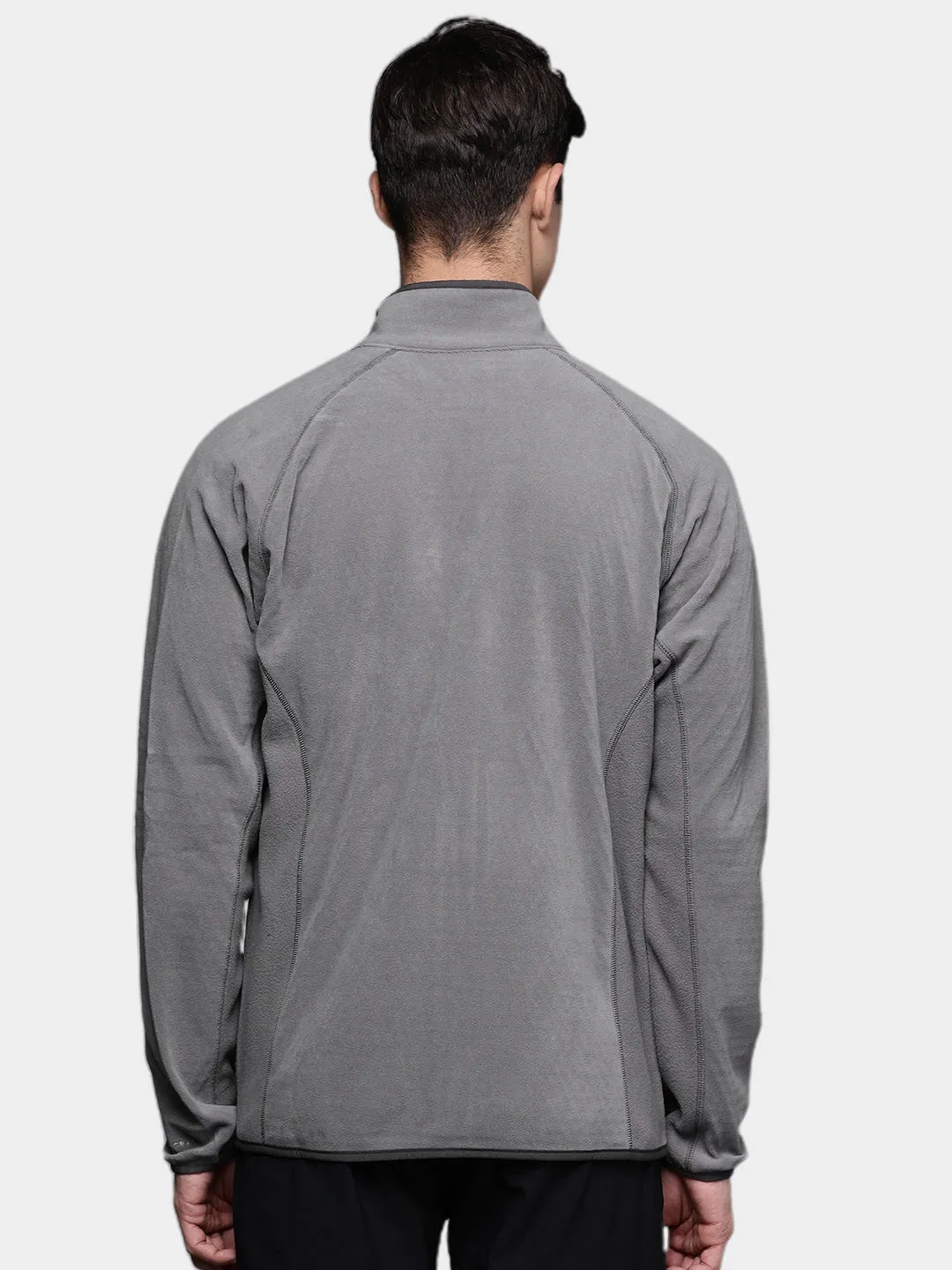 Columbia Men Grey Omni-Heat Helix M Outdoor Tracks Fleece Jacket
