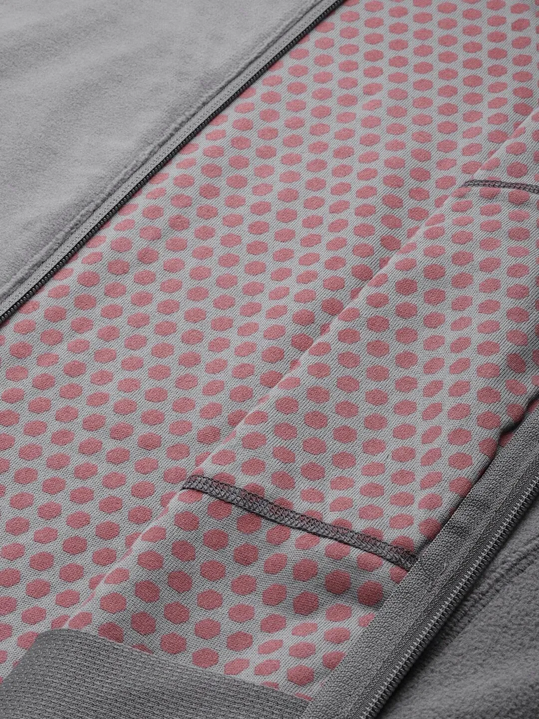 Columbia Men Grey Omni-Heat Helix M Outdoor Tracks Fleece Jacket