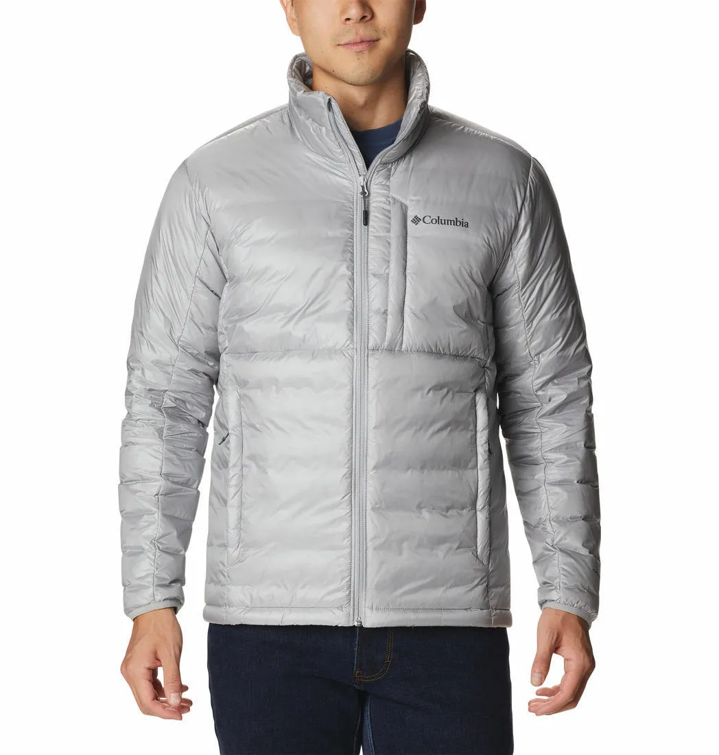 Columbia Men Grey Omni-Heat Infinity Infinity Summit Double Wall Down Jacket