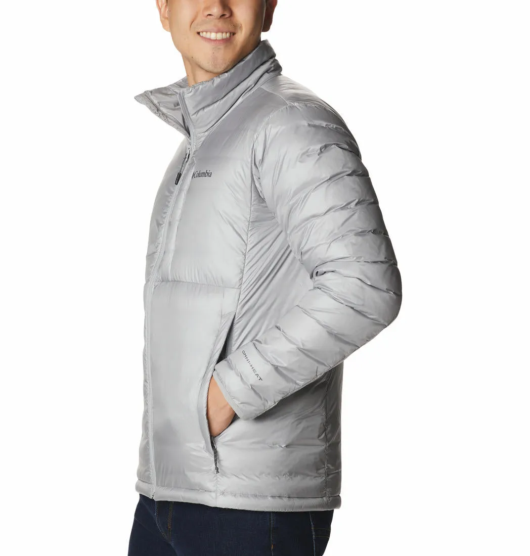 Columbia Men Grey Omni-Heat Infinity Infinity Summit Double Wall Down Jacket