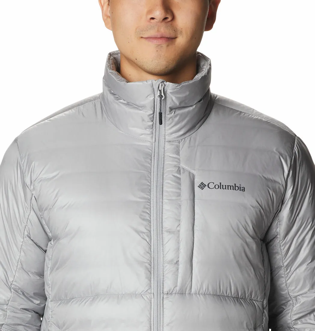 Columbia Men Grey Omni-Heat Infinity Infinity Summit Double Wall Down Jacket