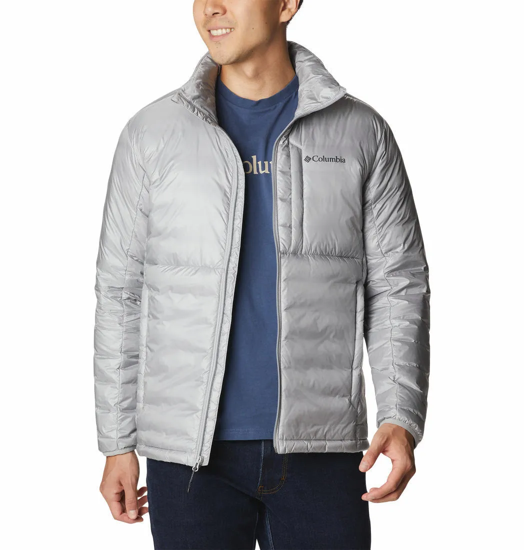 Columbia Men Grey Omni-Heat Infinity Infinity Summit Double Wall Down Jacket