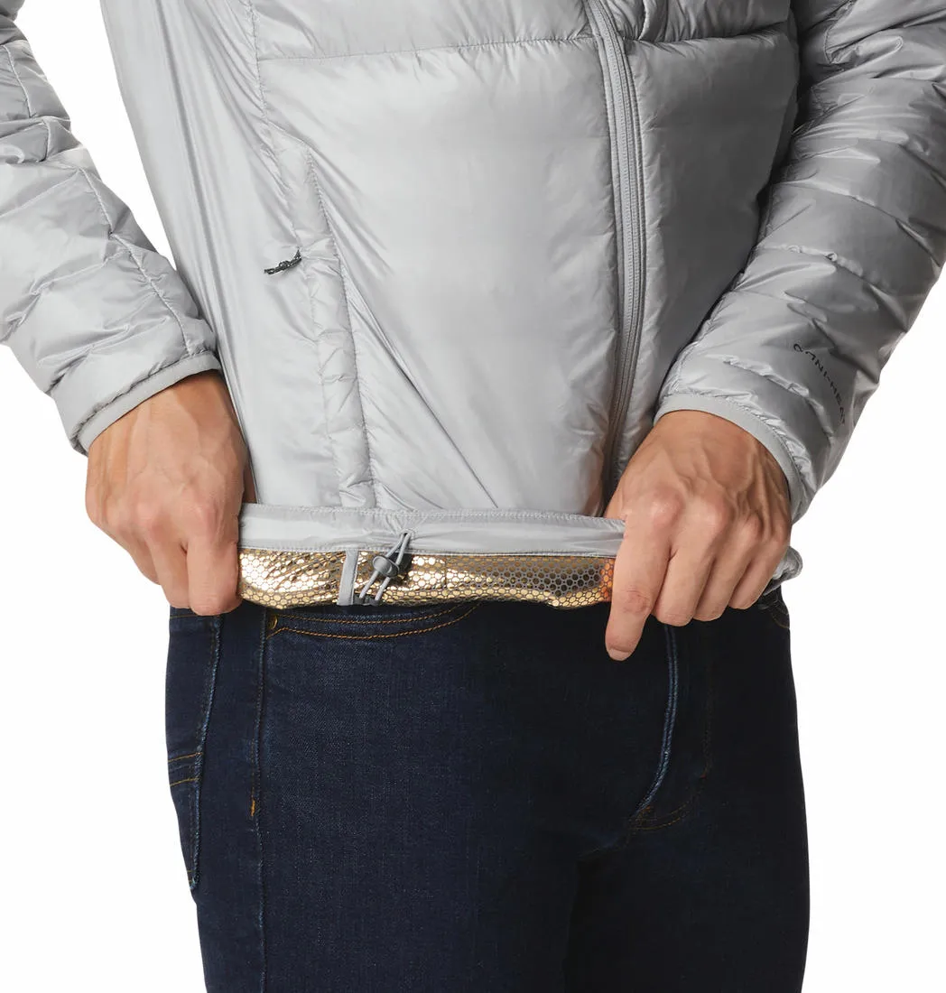 Columbia Men Grey Omni-Heat Infinity Infinity Summit Double Wall Down Jacket