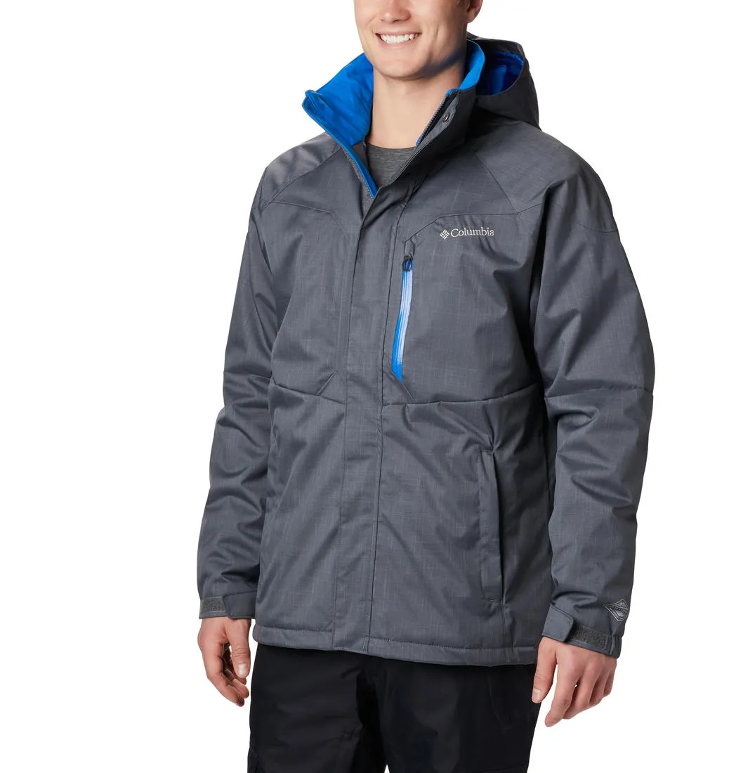 Columbia Men Grey Omni-Heat Reflective Alpine Action Jacket