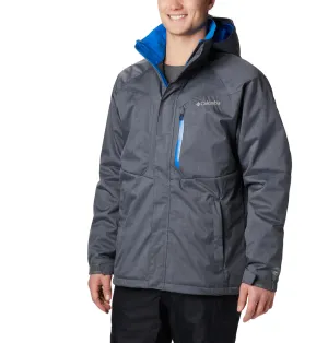 Columbia Men Grey Omni-Heat Reflective Alpine Action Jacket