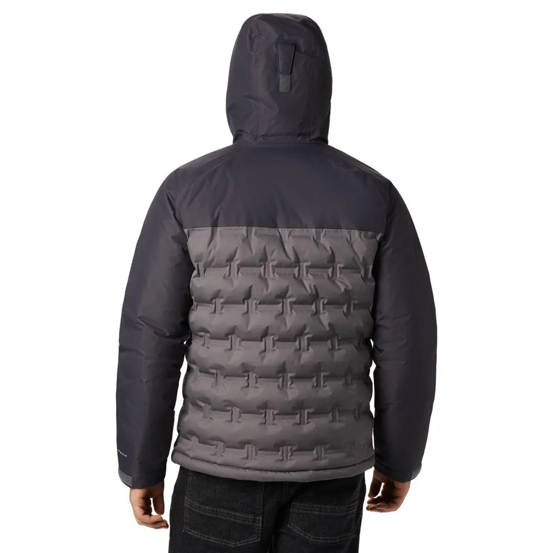 Columbia Men Grey Omni-Heat Reflective Grand Trek Down Jacket