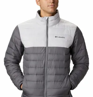 Columbia Men Grey Omni-Heat Reflective Powder Lite Jacket