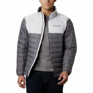 Columbia Men Grey Omni-Heat Reflective Powder Lite Jacket