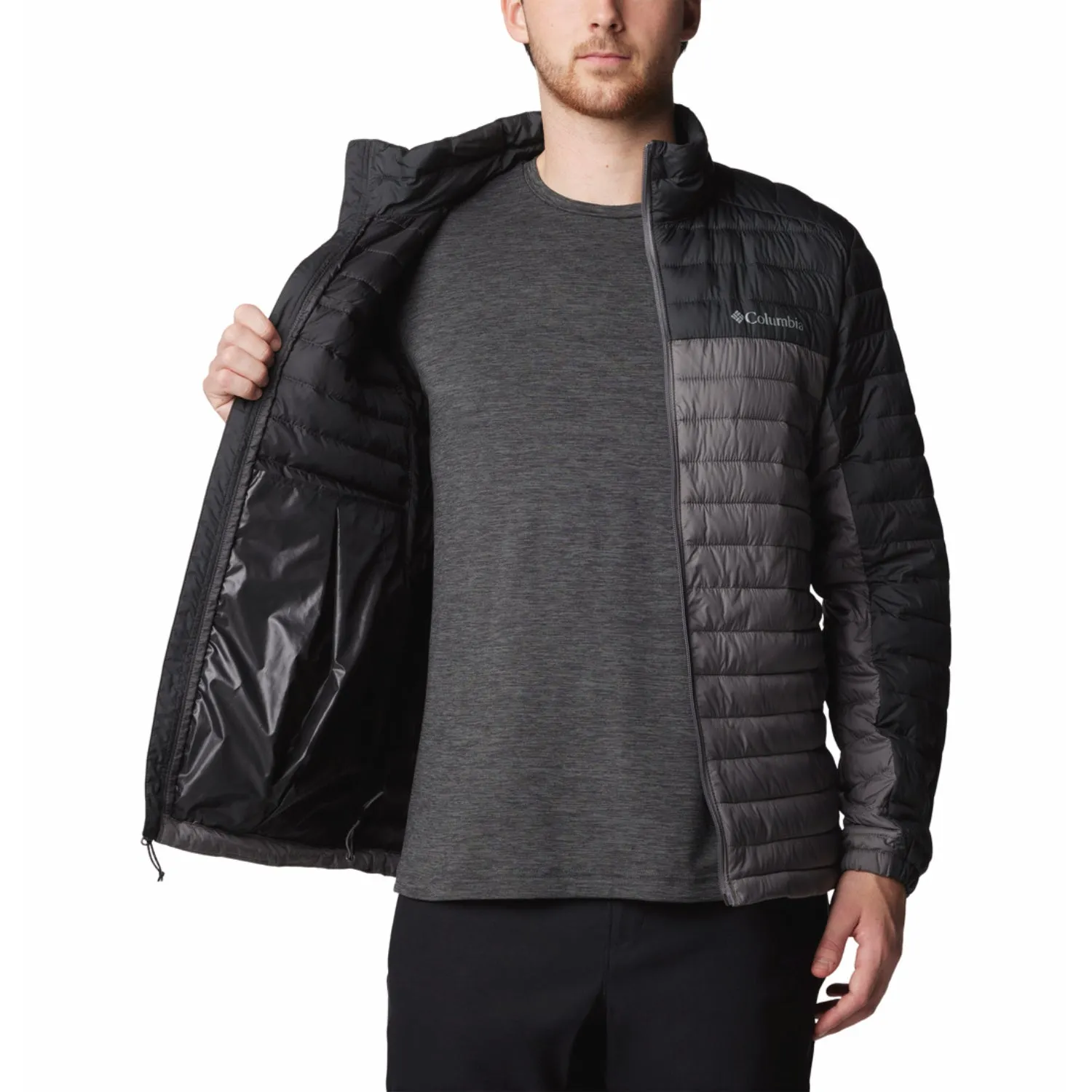 Columbia Men Grey Omni-Shield Silver Falls II Jacket