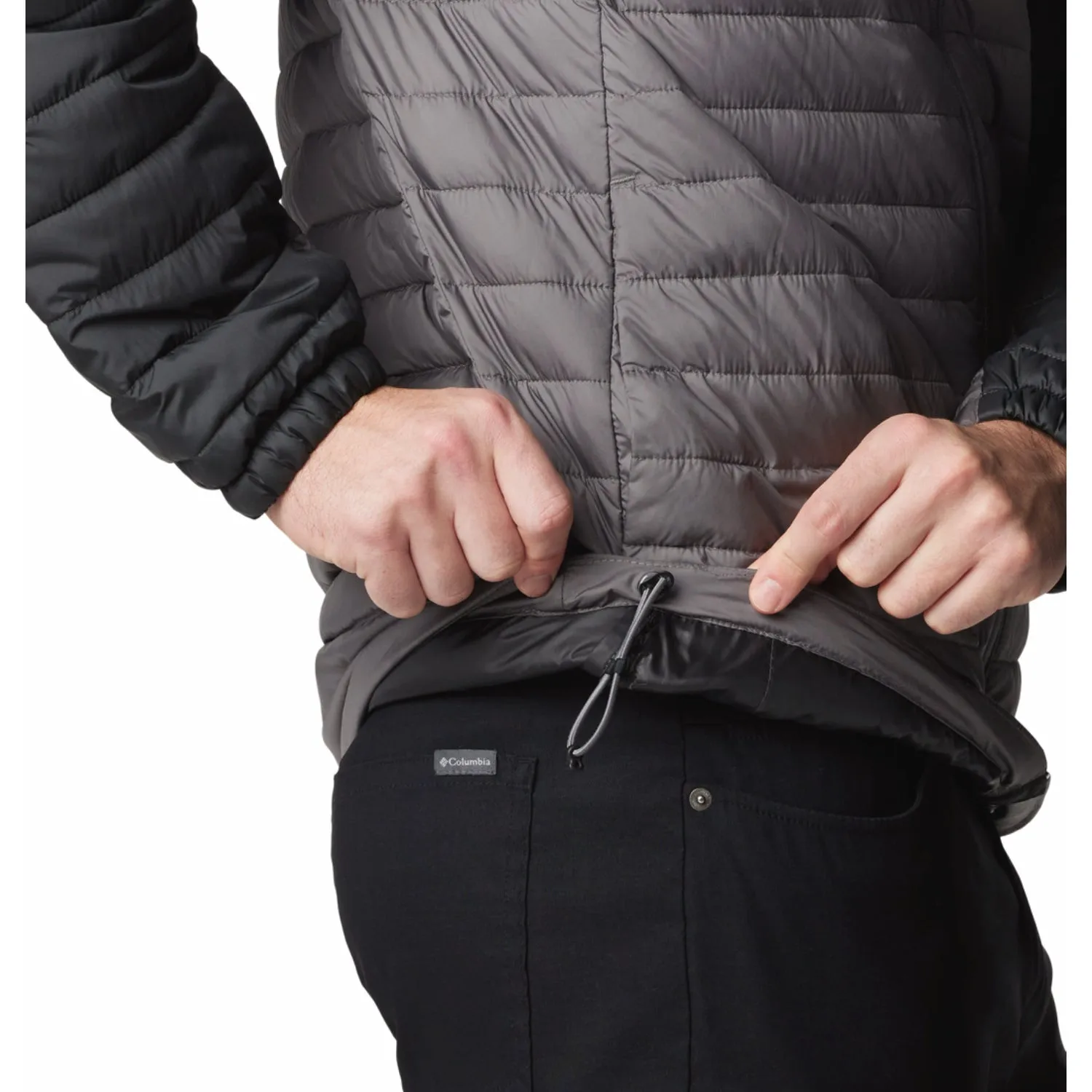 Columbia Men Grey Omni-Shield Silver Falls II Jacket