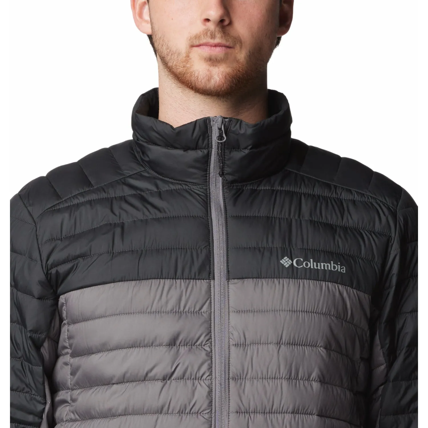 Columbia Men Grey Omni-Shield Silver Falls II Jacket