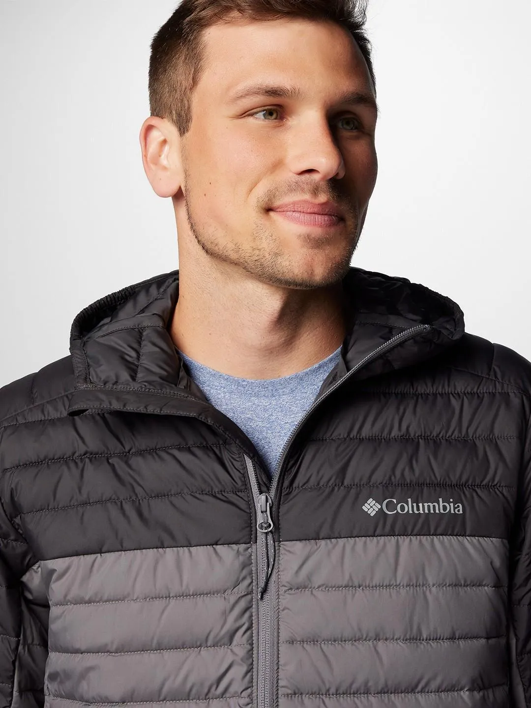 Columbia Men Grey Omni-Shield Silver Falls II Jacket