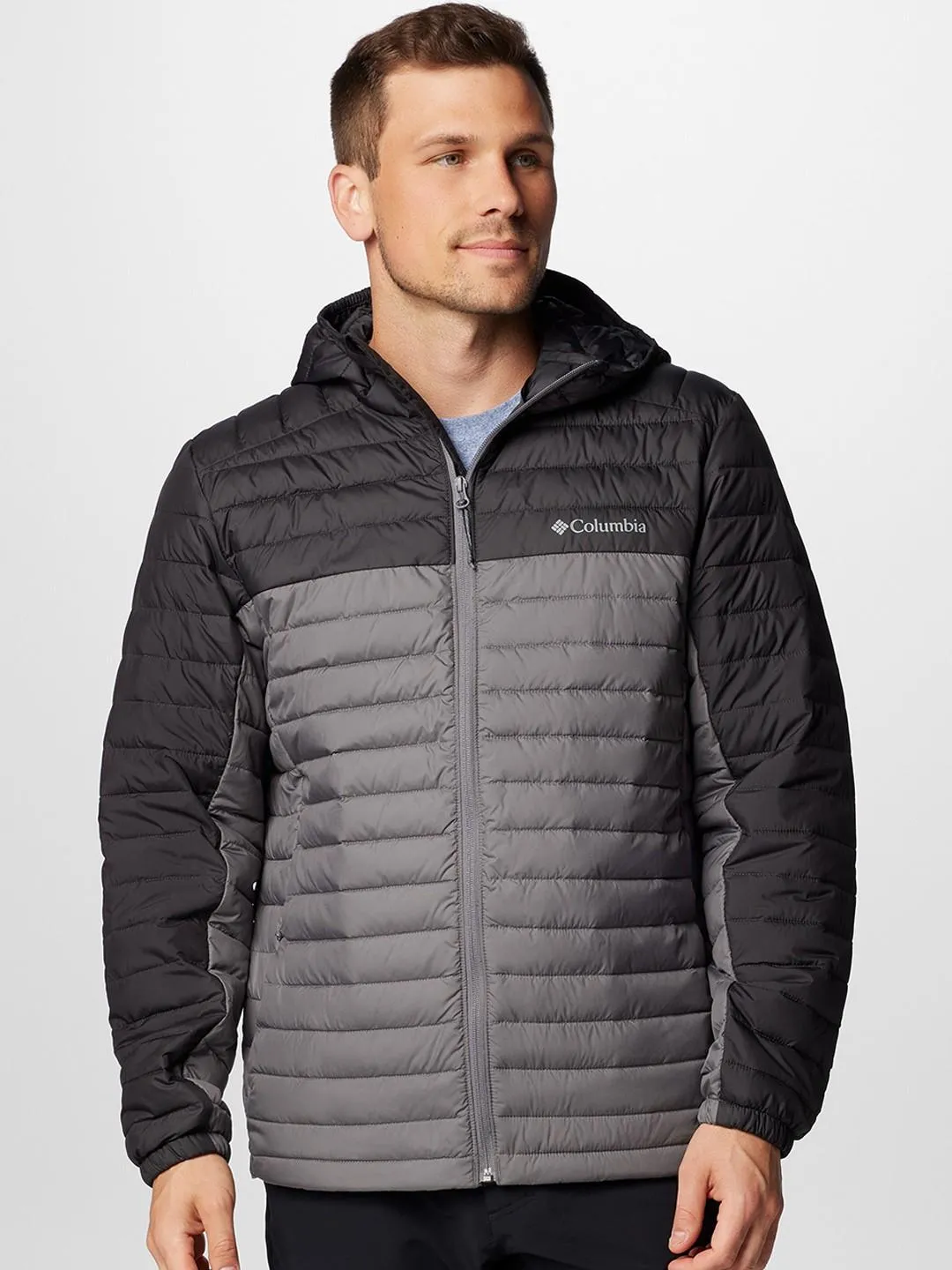 Columbia Men Grey Omni-Shield Silver Falls II Jacket