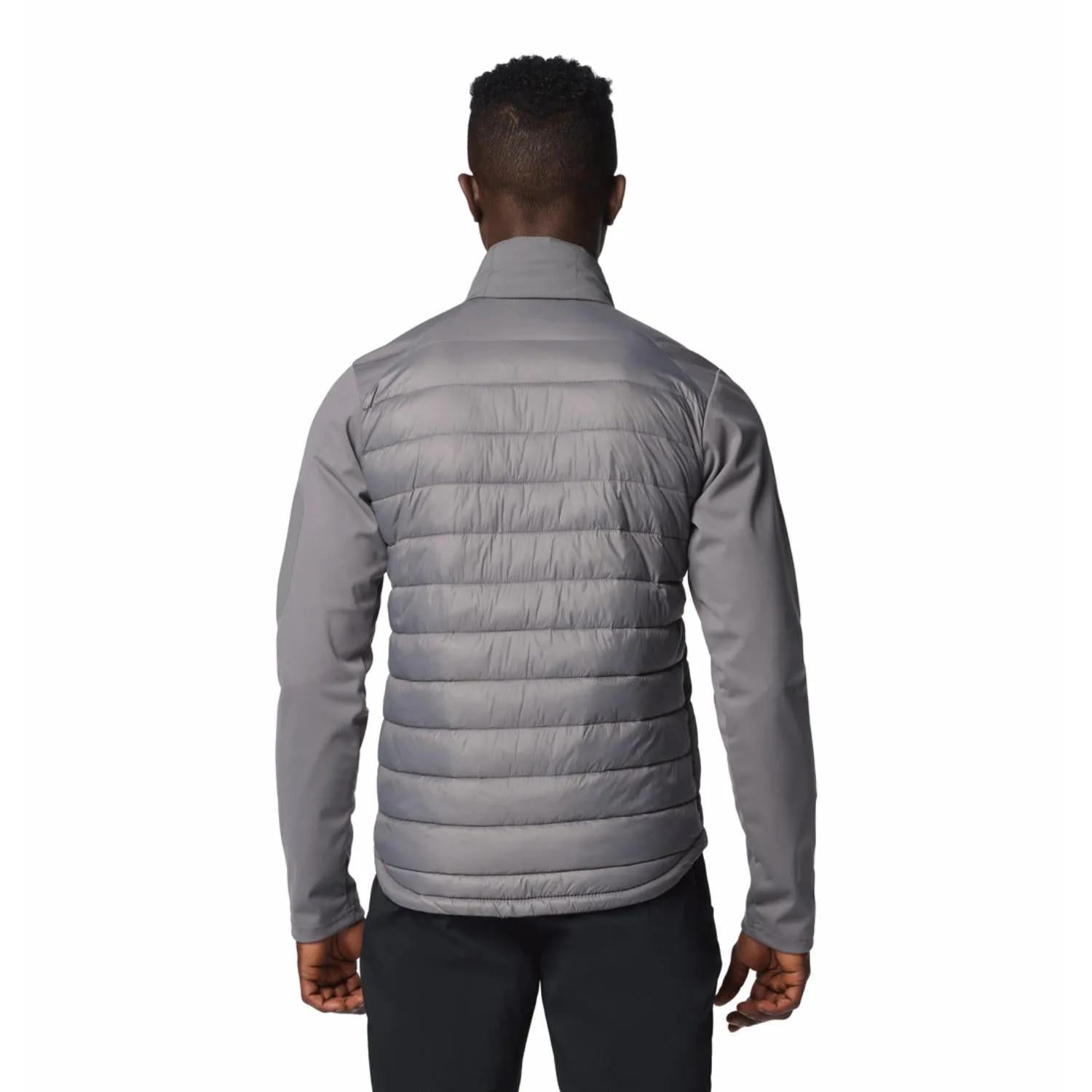 Columbia Men Grey Omni-Shield Tech Hybrid Softshell Jacket