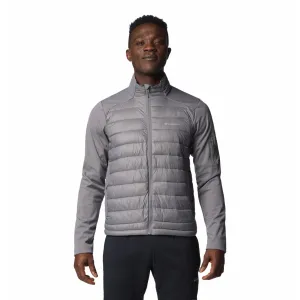 Columbia Men Grey Omni-Shield Tech Hybrid Softshell Jacket