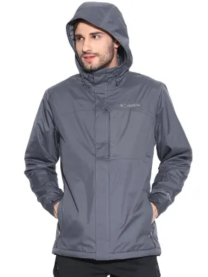 Columbia Men Grey Omni-Tech Emerson Mountain Jacket